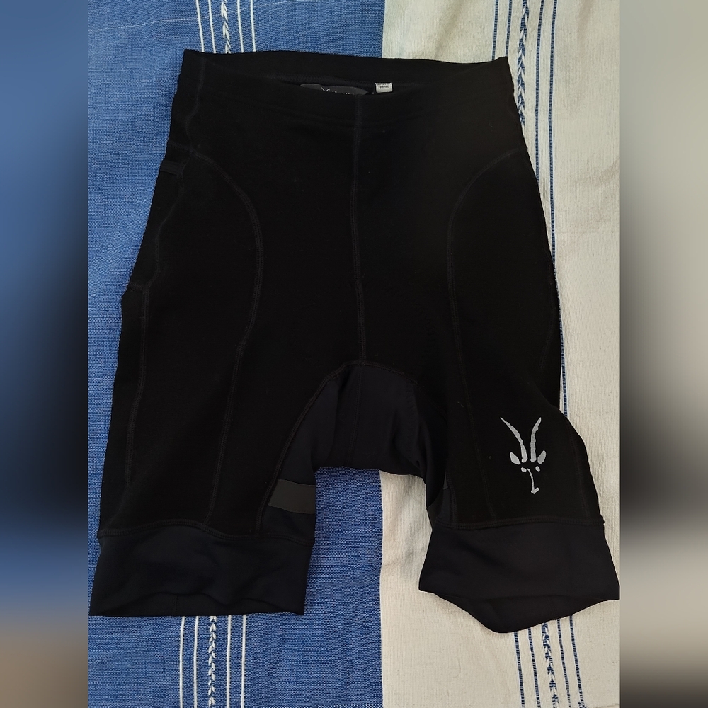 Black Athletic Shorts with Logo
